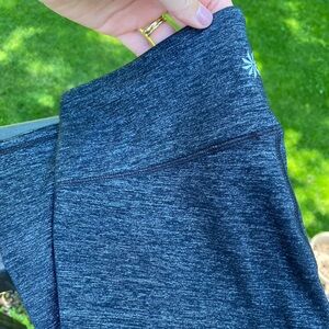 Athleta Gray and Black Leggings